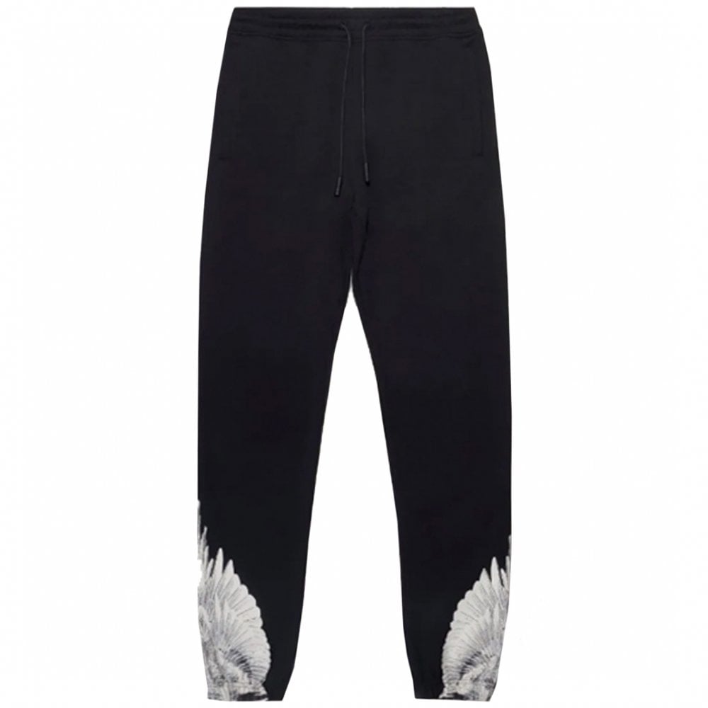 Marcelo Burlon Men&#39;s Wings Regular Joggers Black