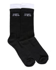 Marcelo Burlon Men's Double Cuff Socks Black
