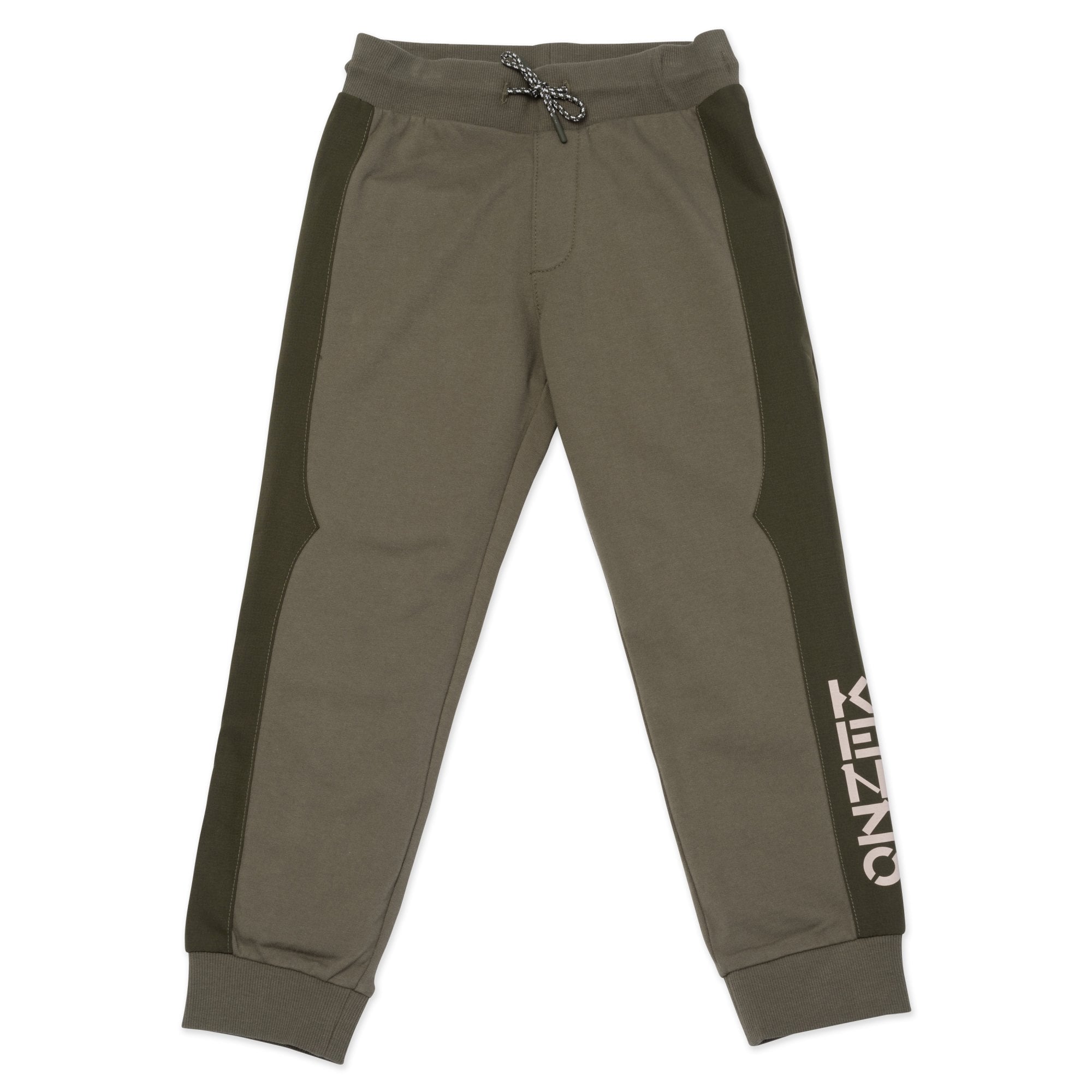 Kenzo Boys Plain Joggers Khaki