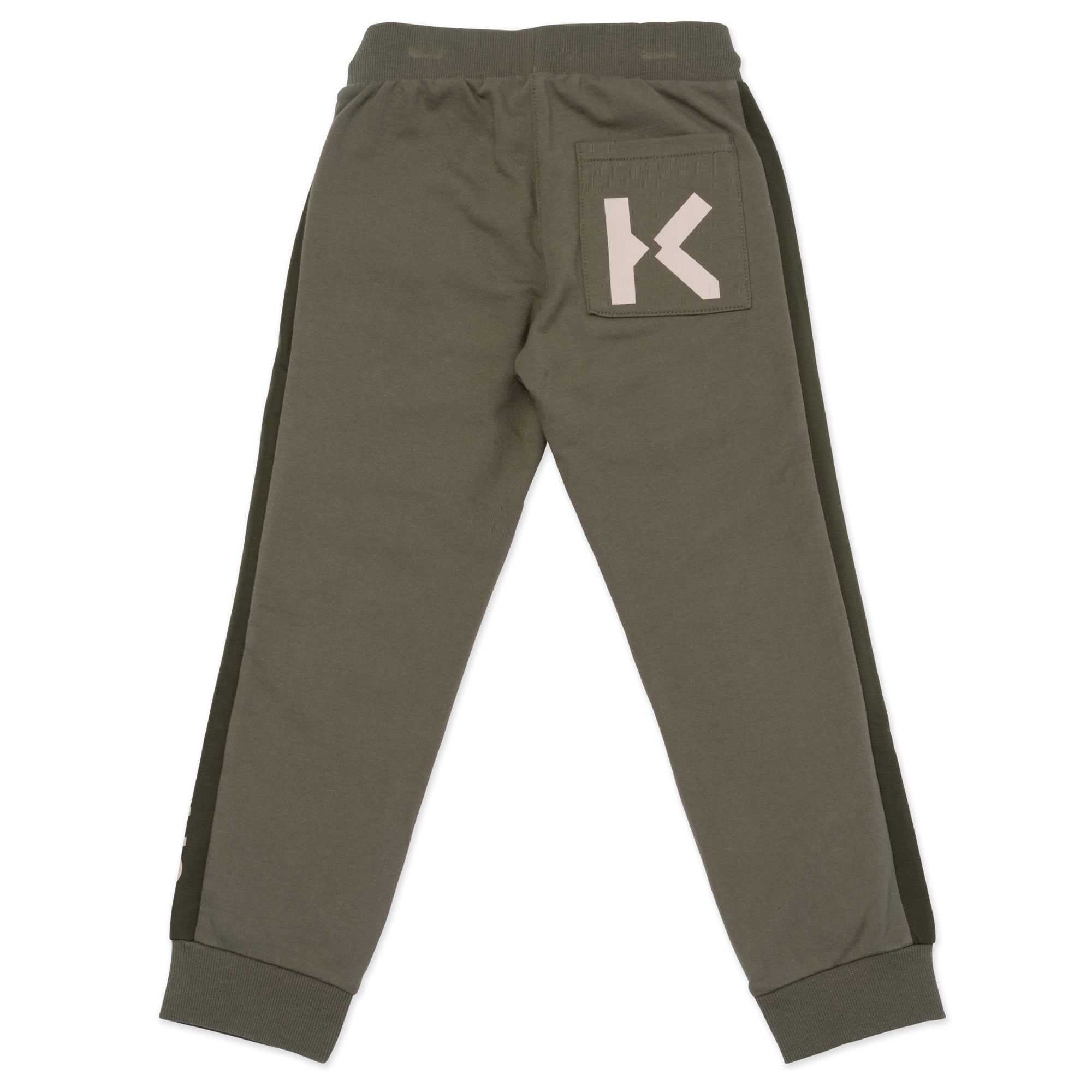 Kenzo Boys Plain Joggers Khaki