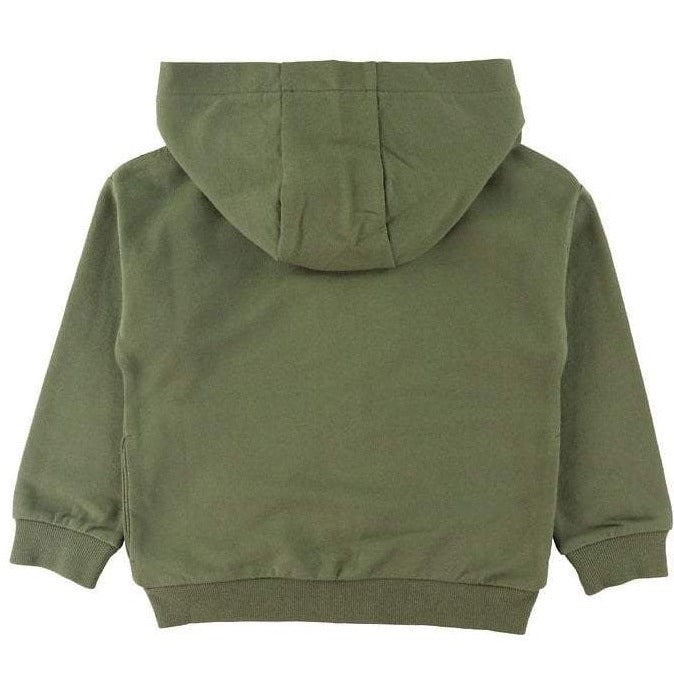 Kenzo Boys Zip Top Hoodie Green