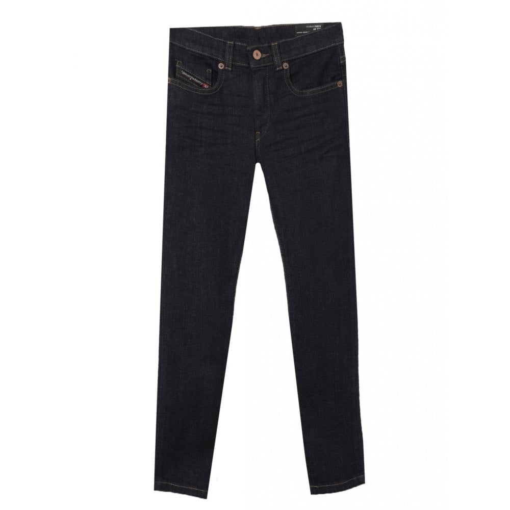 Diesel Boys Slim Fit Jeans Navy Blue