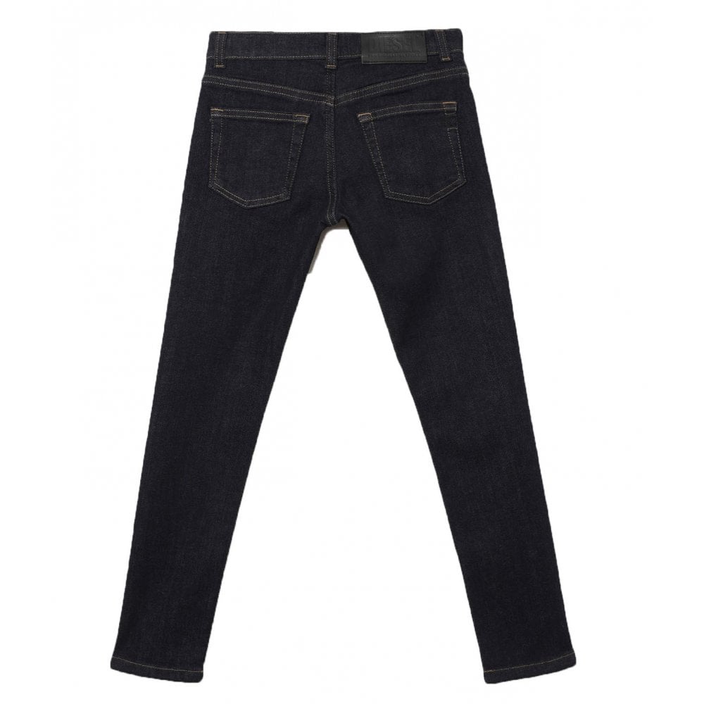 Diesel Boys Slim Fit Jeans Navy Blue