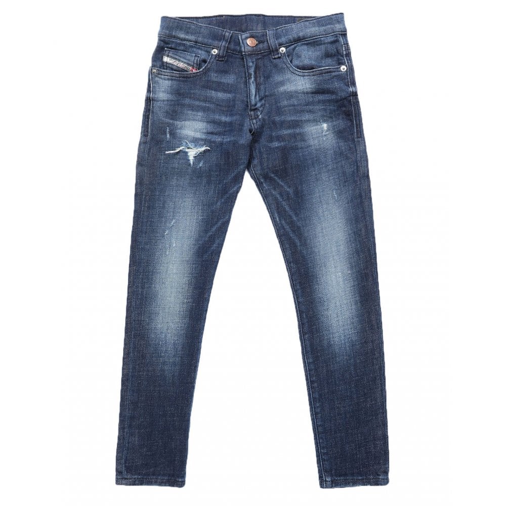 Diesel Boys Slim fitJeans Blue