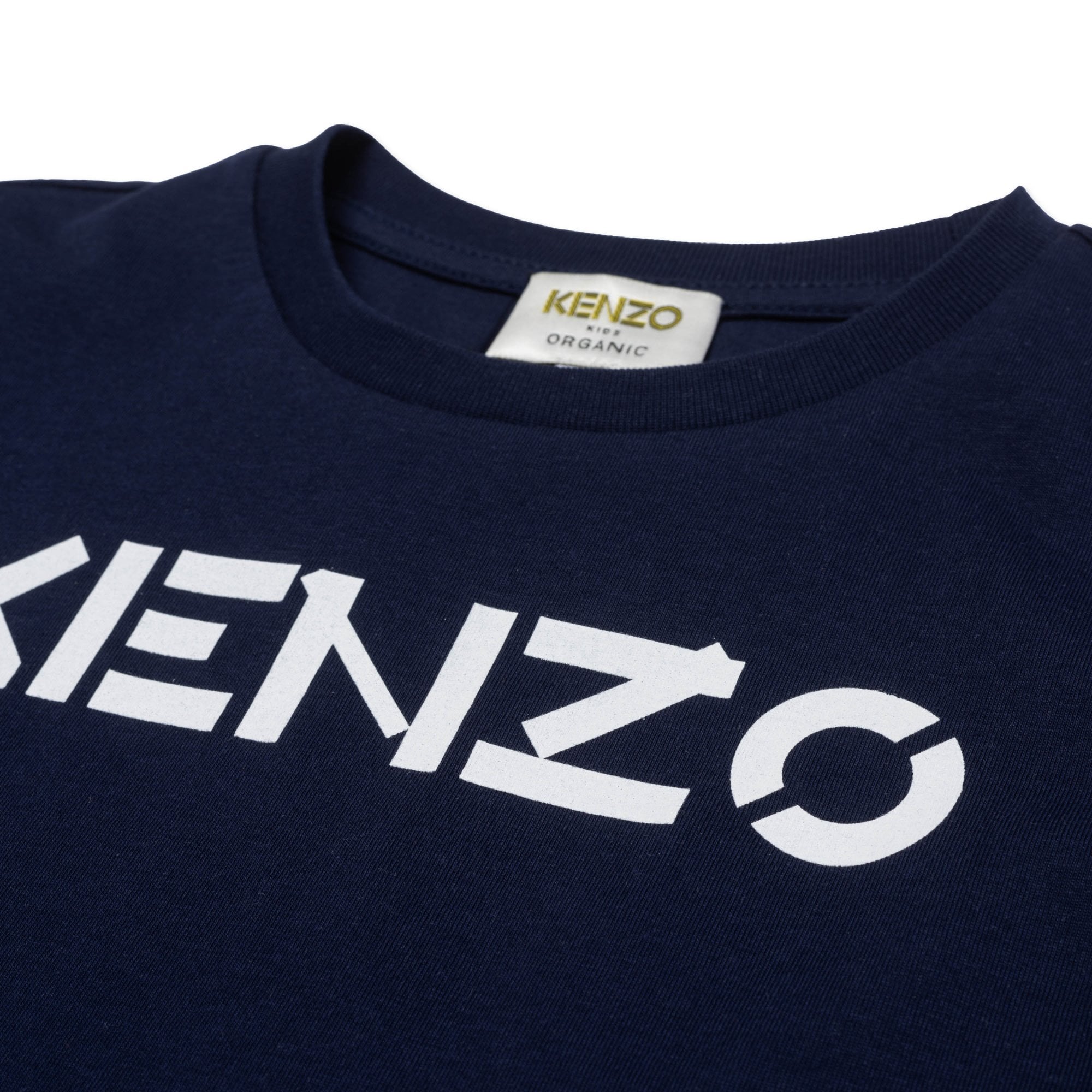 Kenzo Boys Logo T-shirt Navy