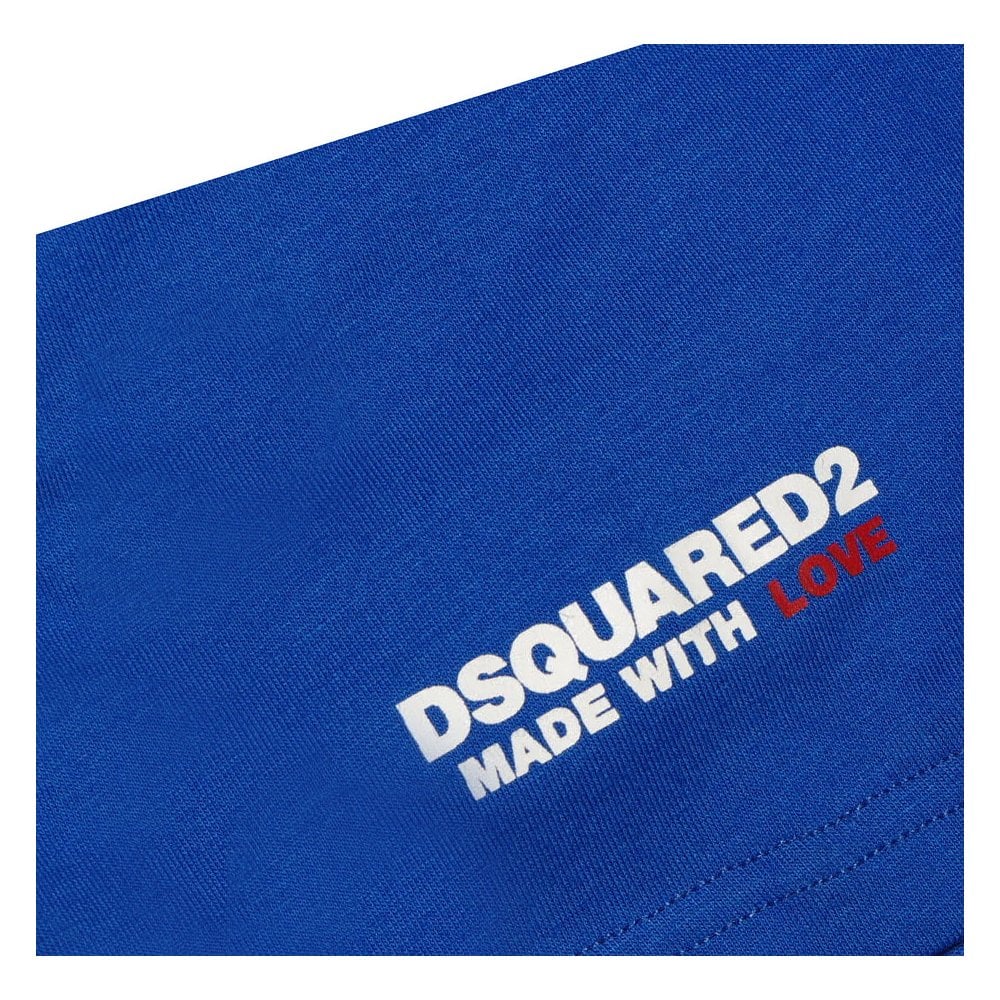 Dsquared2 Men&#39;s Made With Love T-Shirt Blue