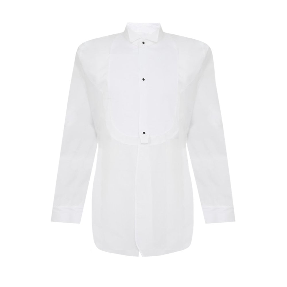 Maison Margiela Men&#39;s Tuxedo Poplin Shirt White