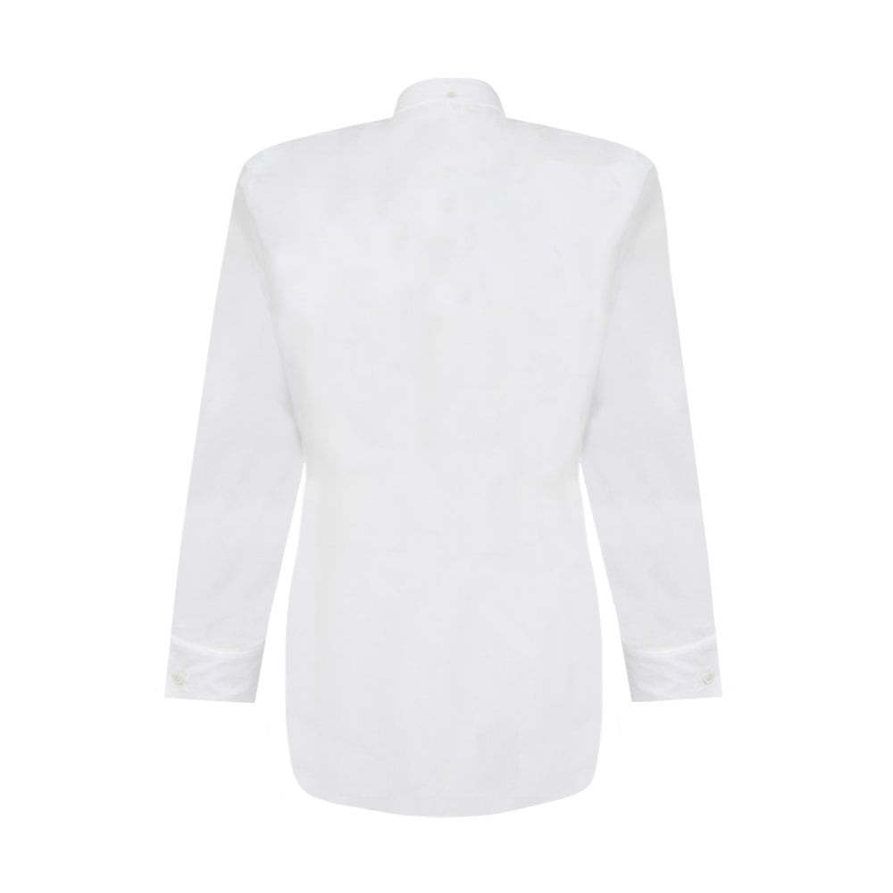 Maison Margiela Men&#39;s Tuxedo Poplin Shirt White