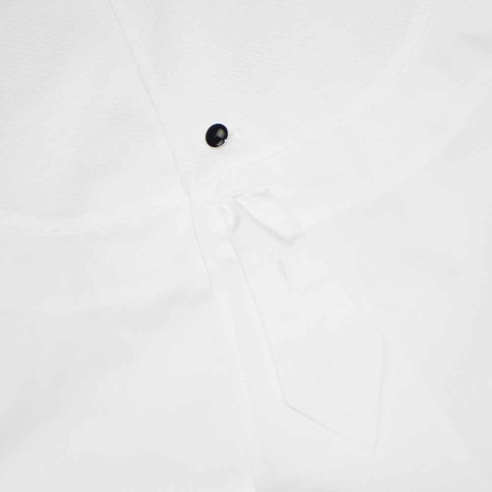 Maison Margiela Men&#39;s Tuxedo Poplin Shirt White