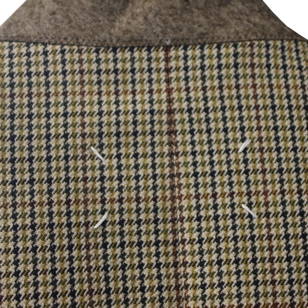 Maison Margiela Men&#39;s Long Wool Coat Brown