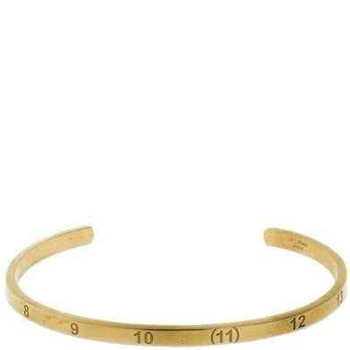 Maison Margiela Men&#39;s Number Engraved Bracelet Gold