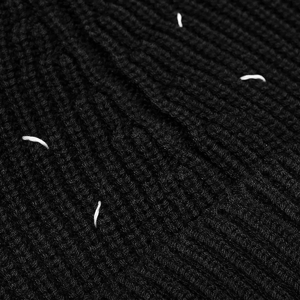 Maison Margiela Men&#39;s Knitted Beanie Black
