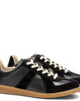 Maison Margiela Men's Replica Leather Sneakers Black