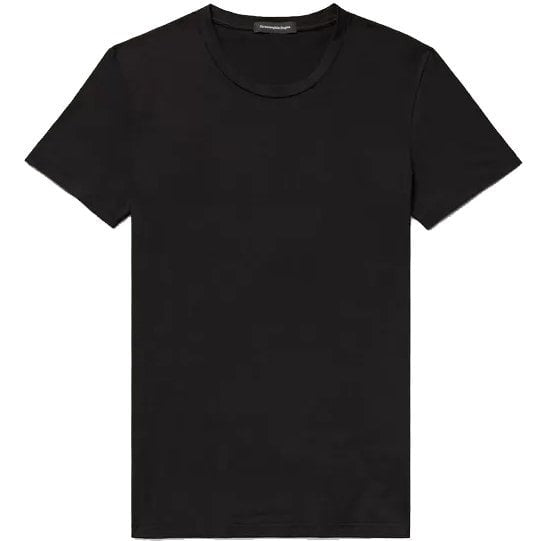 Ermenegildo Zegna Men&#39;s Cotton T-shirt Black