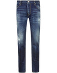 Dsquared2 Men's Bros Denim Jeans Blue