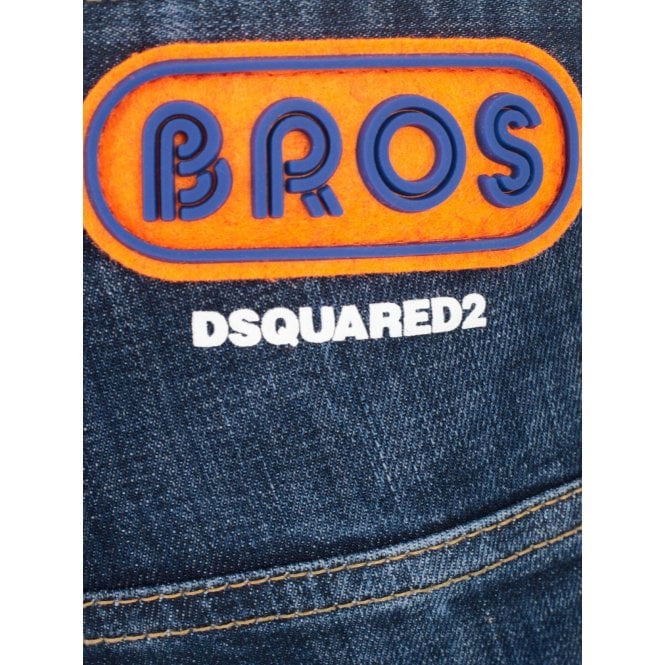 Dsquared2 Men&#39;s Bros Denim Jeans Blue