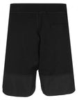 Dsquared2 Men's Black Maple Leaf Print Jersey Sweat Shorts