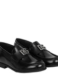 Dolce & Gabbana Boys Leather Loafers Black