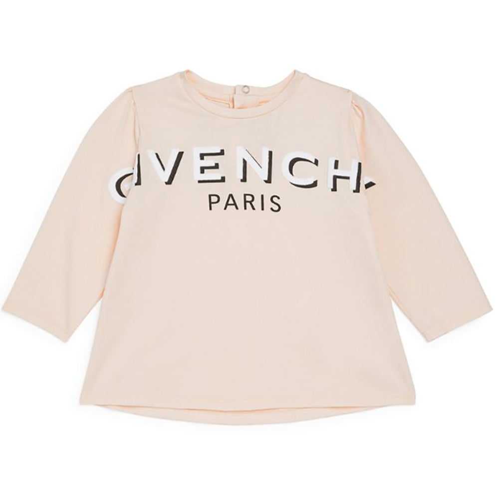 Givenchy - Baby Girls Logo T-Shirt Pink