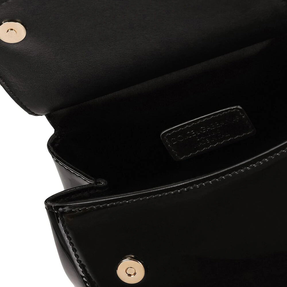 Dolce &amp; Gabbana Girls Small Shoulder Bag Black