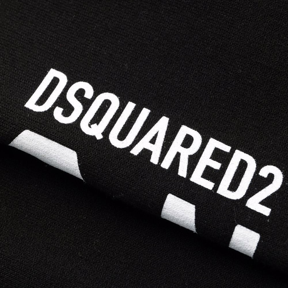 Dsquared2 Men&#39;s ICON Logo Print Slim Track Pants Black