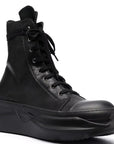 Rick Owens' Men's DRKSHDW Oversize-Sole Lace-Up Boots Black