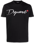 Dsquared2 Men's Logo Crew Neck T-Shirt Black