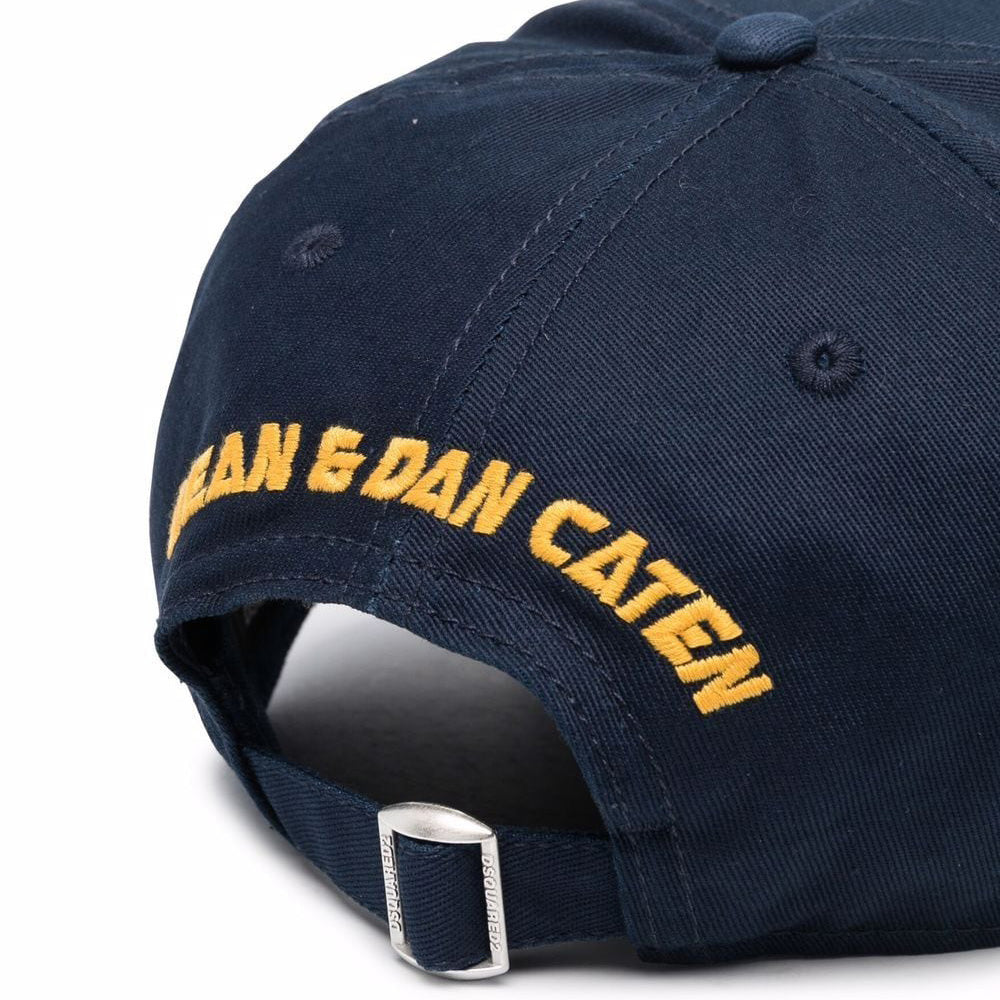 Dsquared2 Men&#39;s Patch Logo Cap Navy
