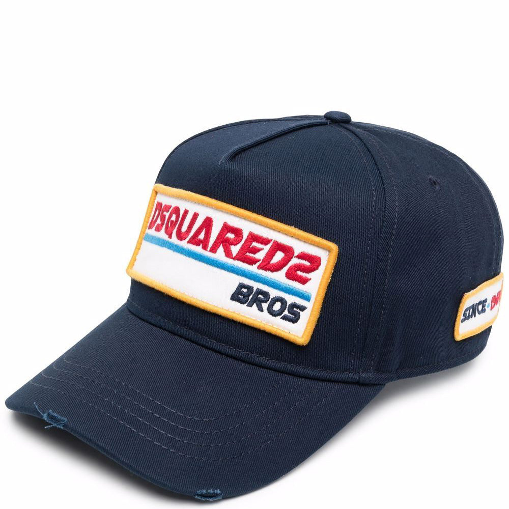 Dsquared2 Men&#39;s Patch Logo Cap Navy