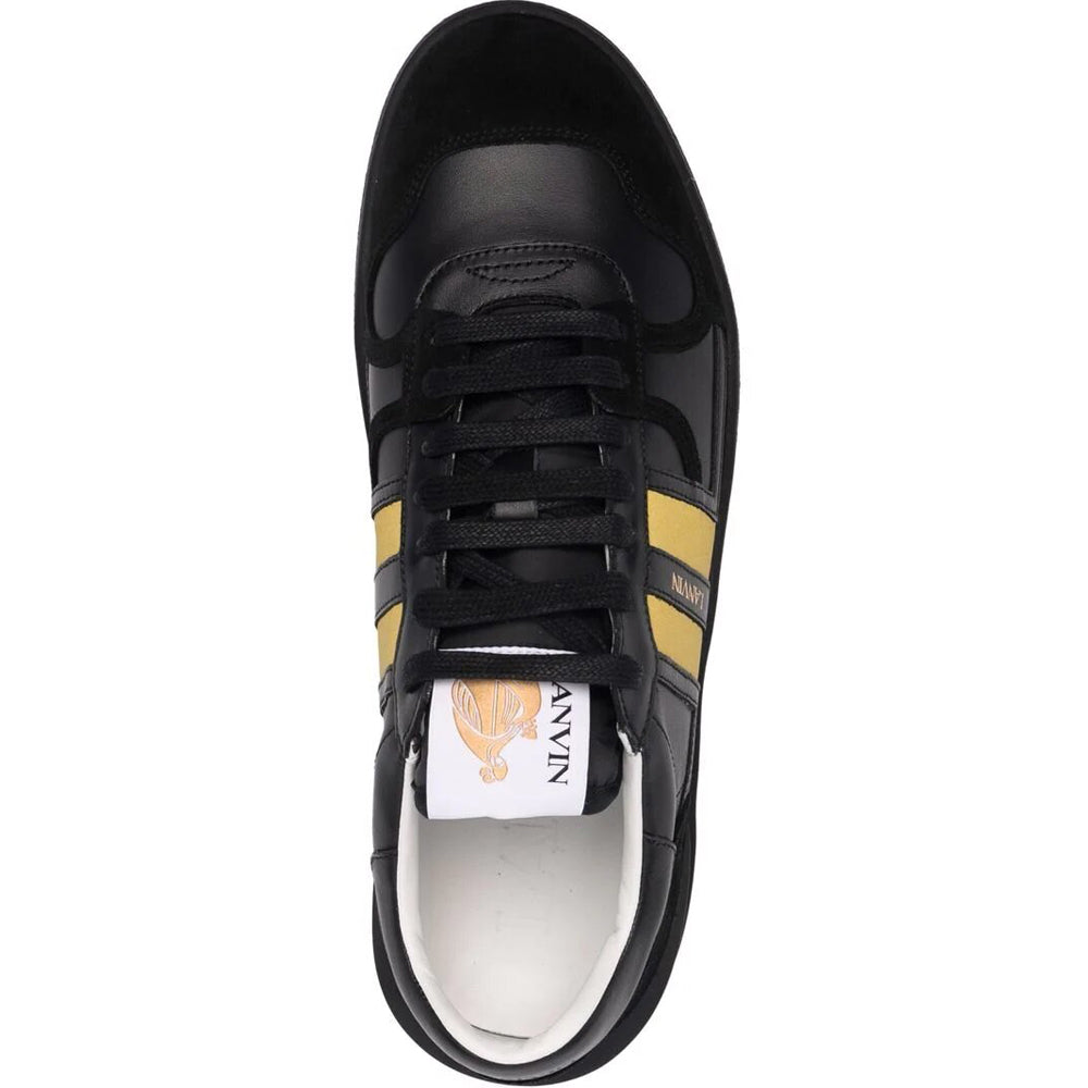 Lanvin - Mens Low Clay Sneakers Black