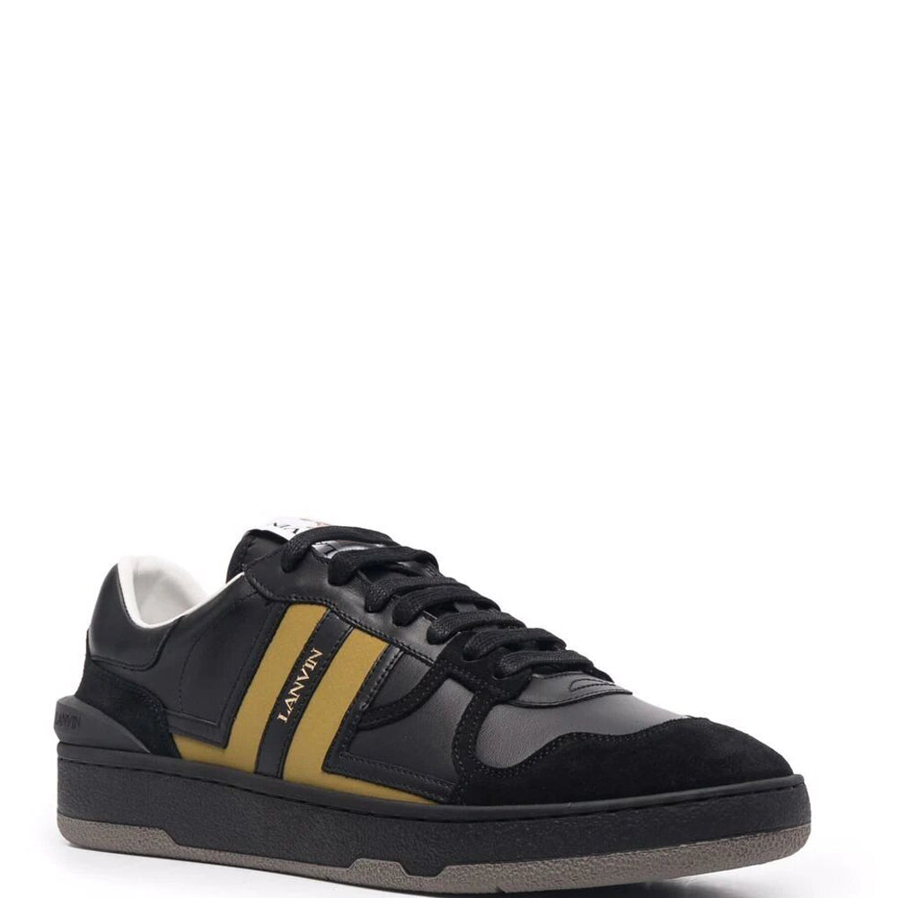 Lanvin - Mens Low Clay Sneakers Black