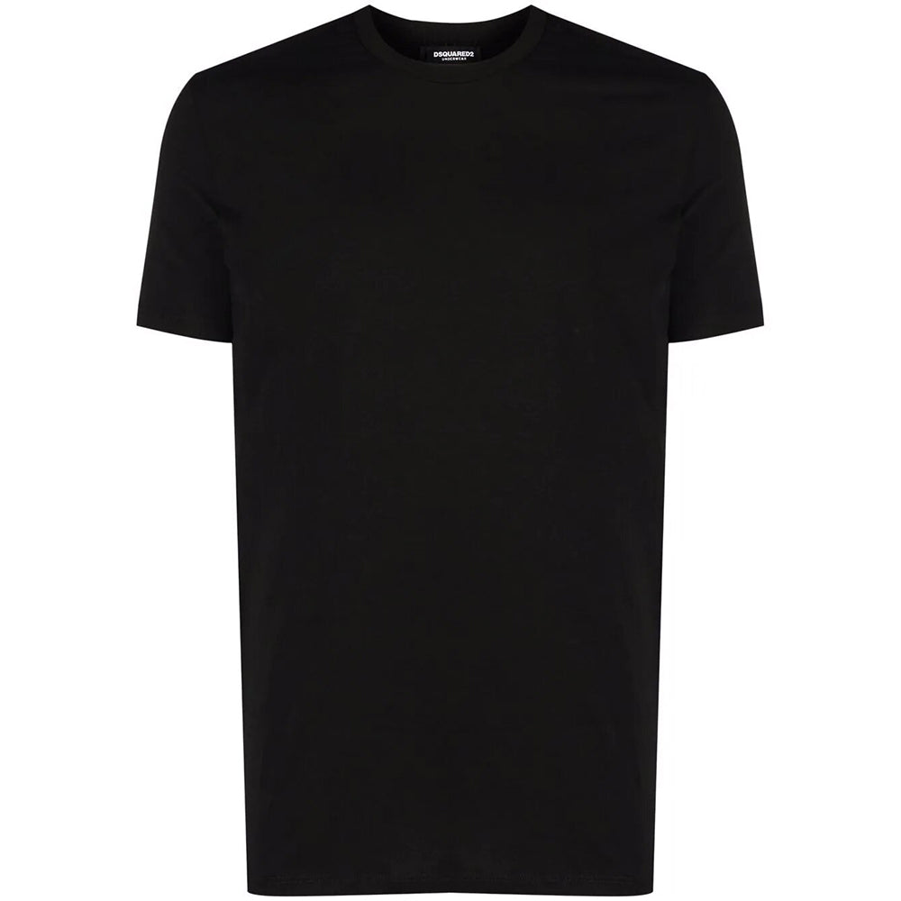 Dsquared2 Men&#39;s Underwear Back Logo T-Shirt Black