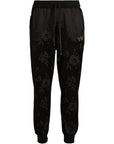 Vivienne Westwood Unisex Floral Jacquard Sweatpants Black