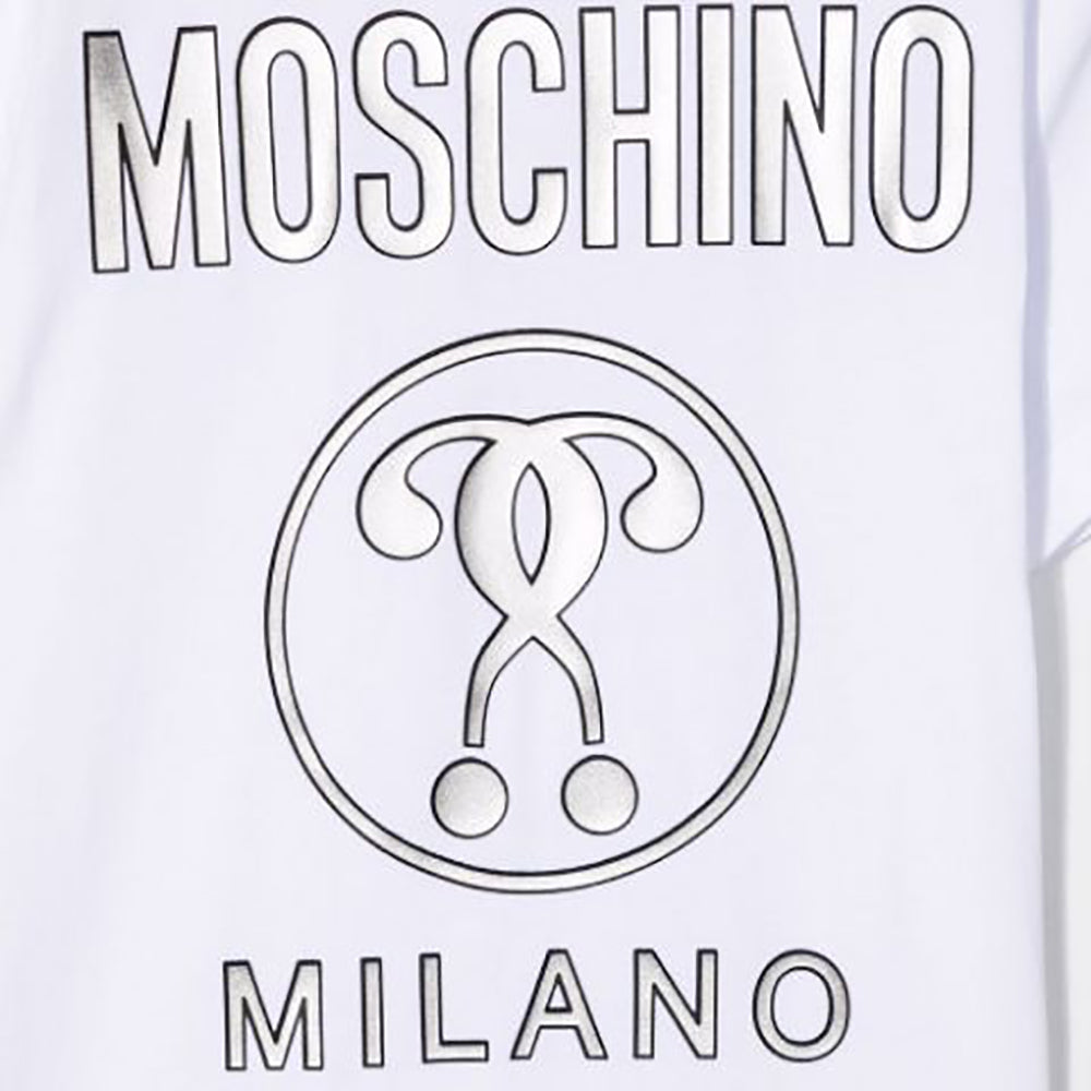 Moschino Unisex Logo T-shirt White
