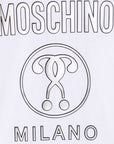 Moschino Unisex Logo T-shirt White