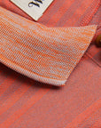 Vivienne Westwood Men's Stripe Collar Polo Orange