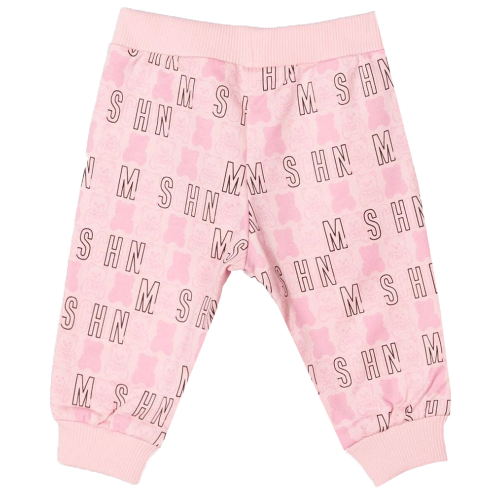 Moschino Baby Girls All-Over Leggings Pink