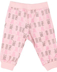 Moschino Baby Girls All-Over Leggings Pink
