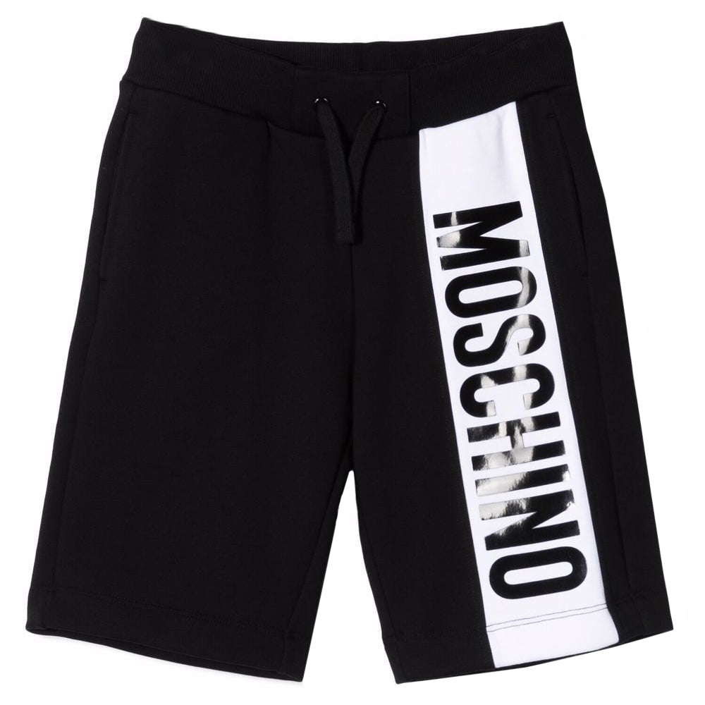 Moschino Boys T-shirt And Shorts Set Black