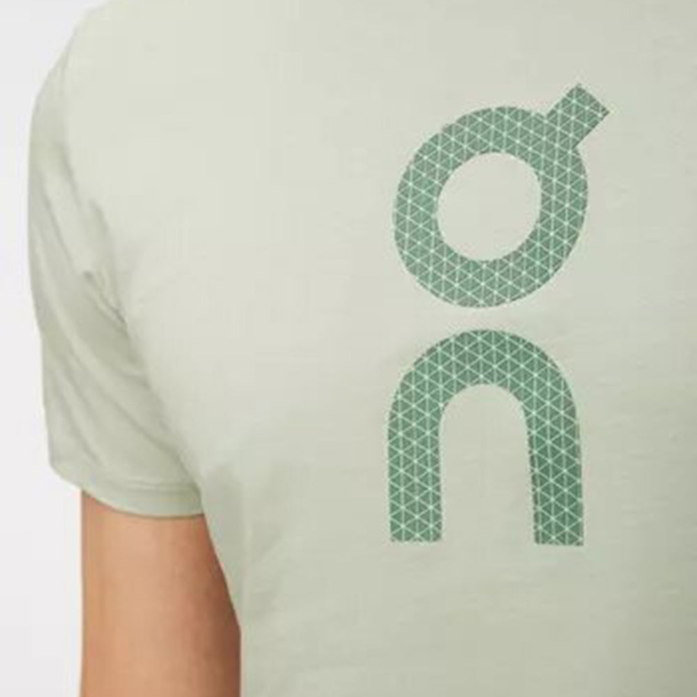 On Running Mens Graphic T-shirt Khaki