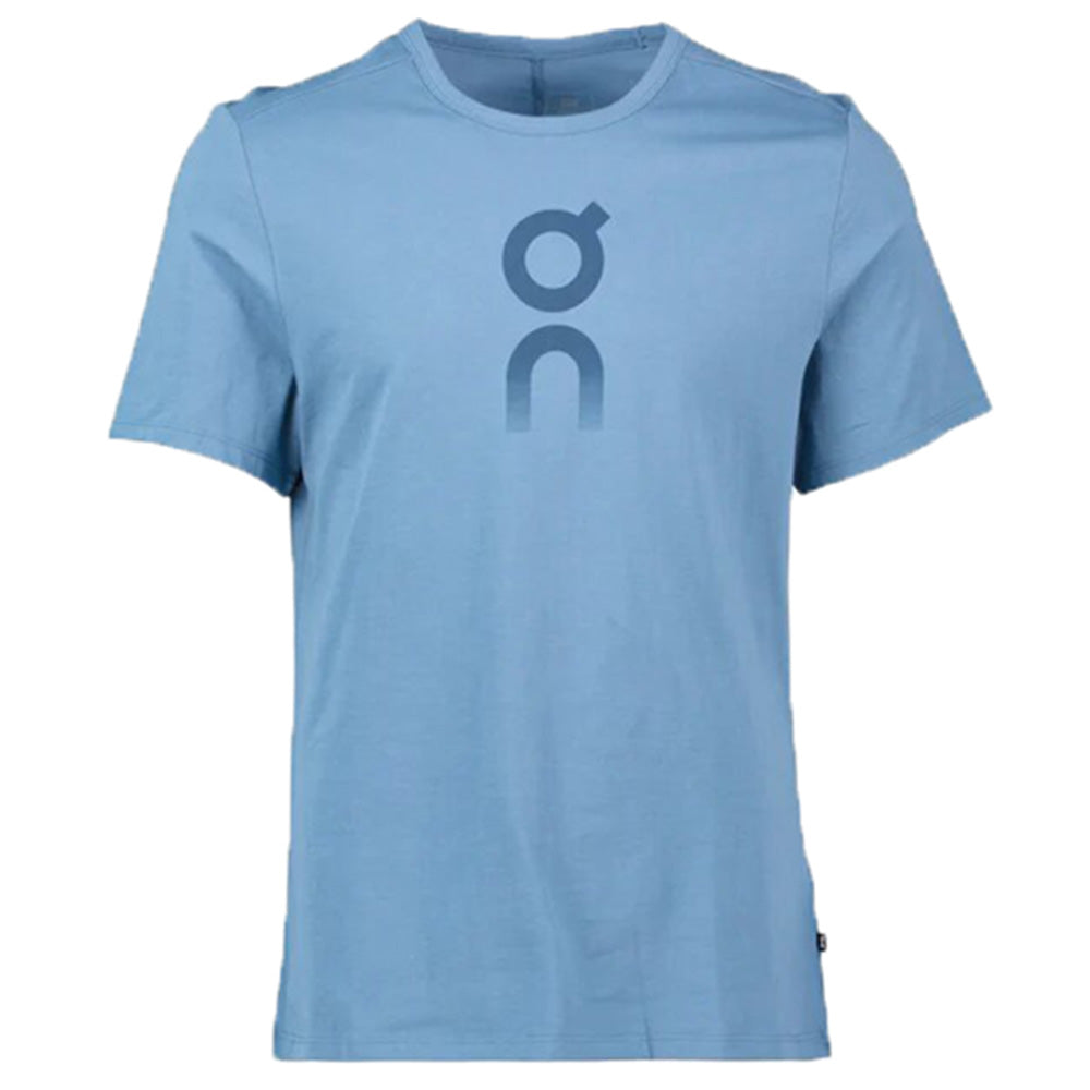 Mens On Running Performance T-shirt Blue