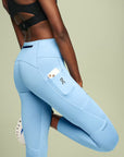 On Running Womens Performance Tights Blue