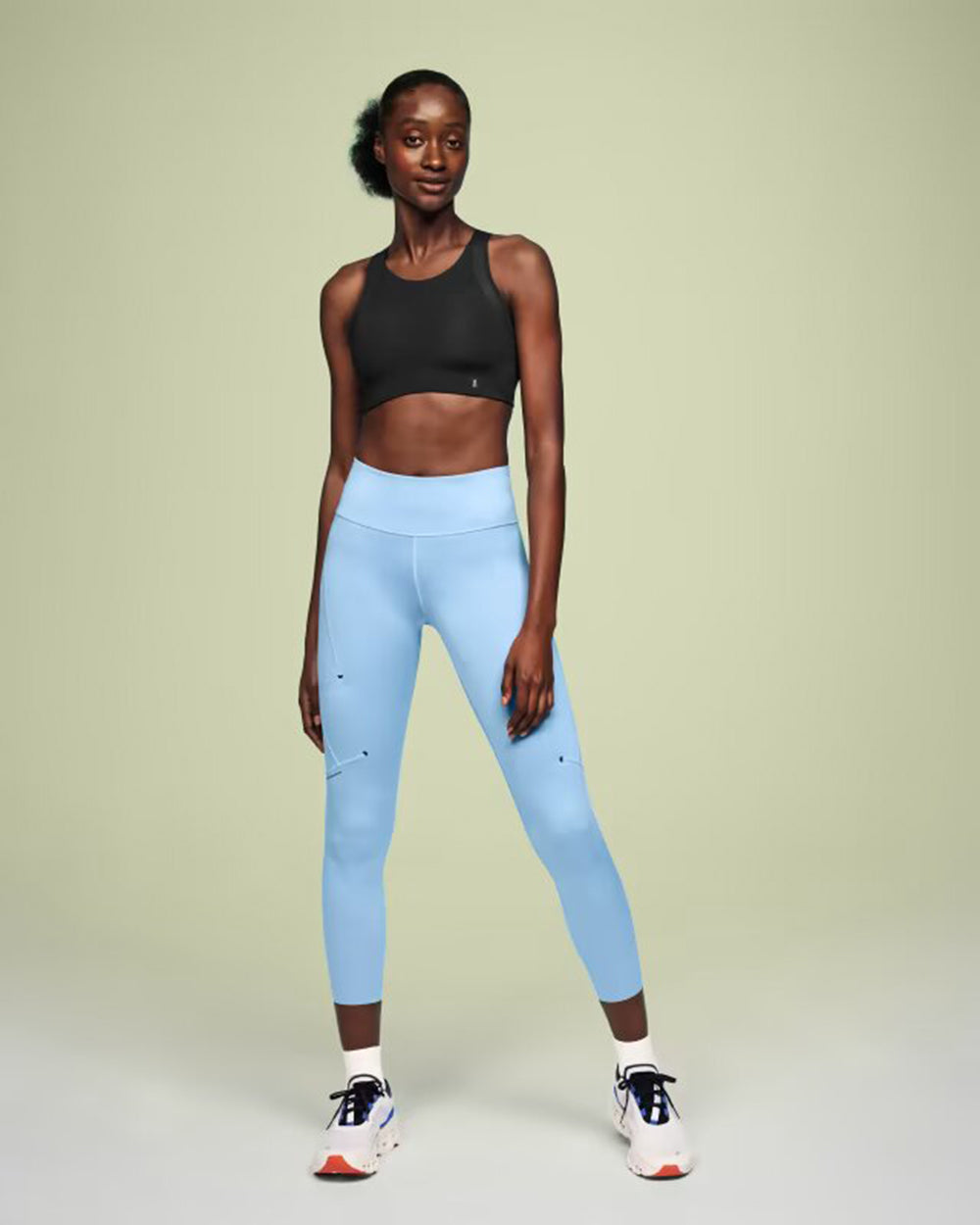 On Running Womens Performance Tights Blue