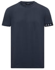 Dsquared2 Men's ICON Underwear Logo Trim T-Shirt Navy