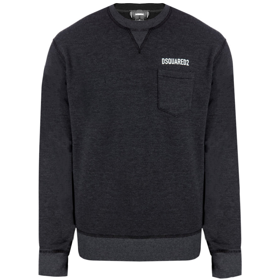 Dsquared2 Men&#39;s Pocket Sweatshirt Black