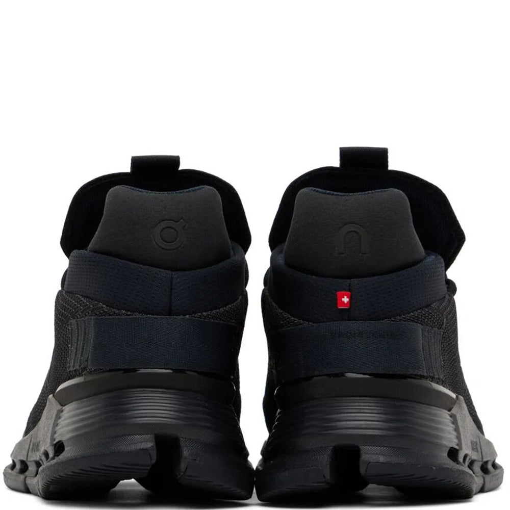 On Running Mens Cloudnova Trainers Black