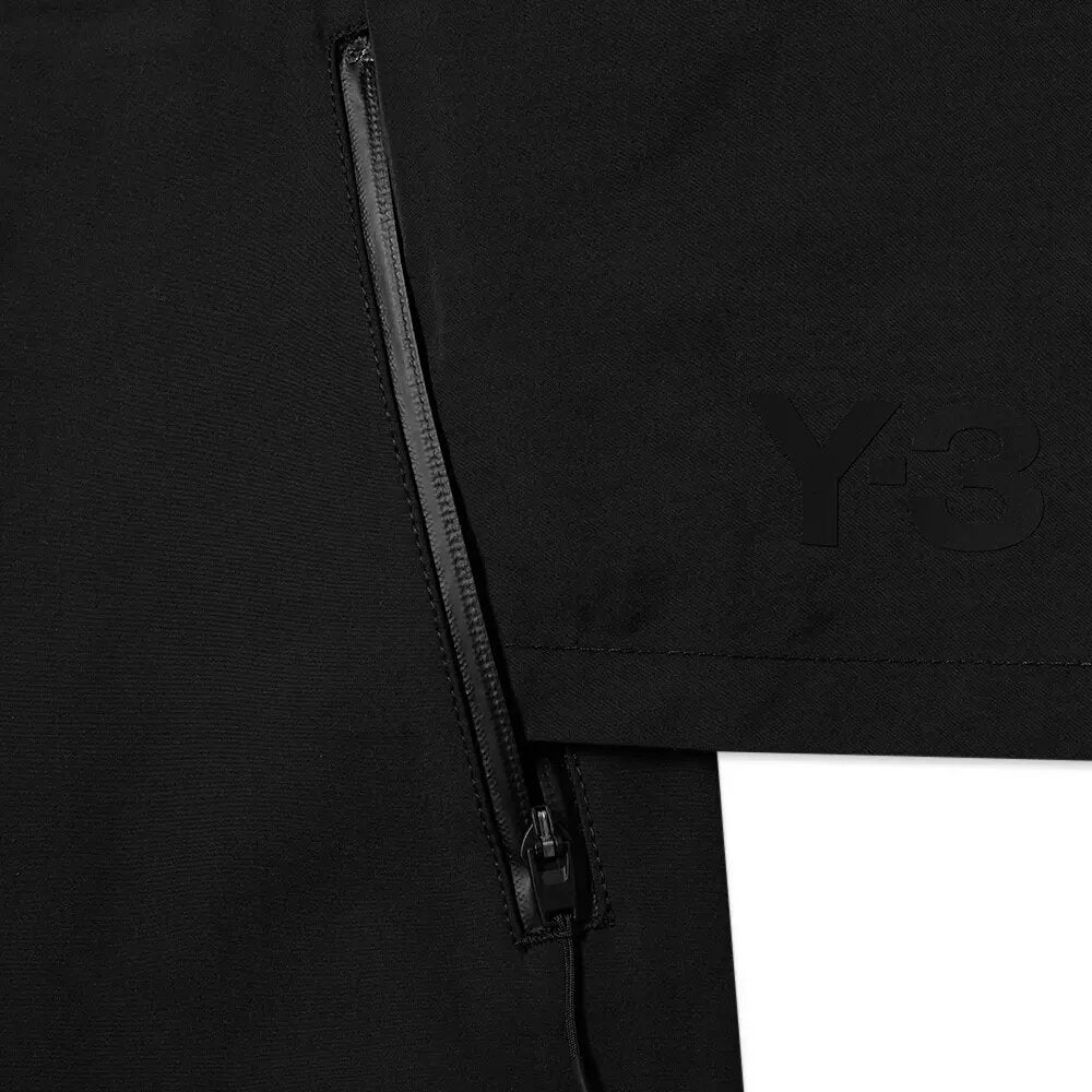 Y-3 Mens Dense Parka Jacket Black