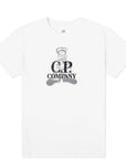 C.P Company Boys Racer Graphic T-Shirt White