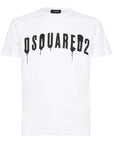 Dsquared2 Men's Graphic Painted Logo T-Shirt White