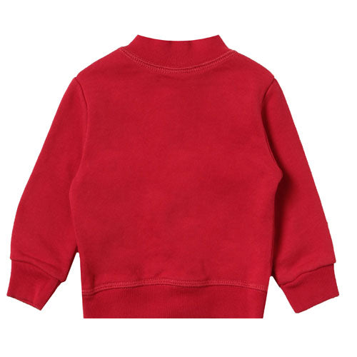 Dsquared2 Baby Boys Slogan Print Zip-Up Sweatshirt Red
